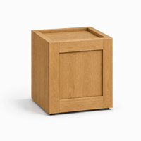 English Toffee Shaker 15″ H Single Door Wall Cabinet