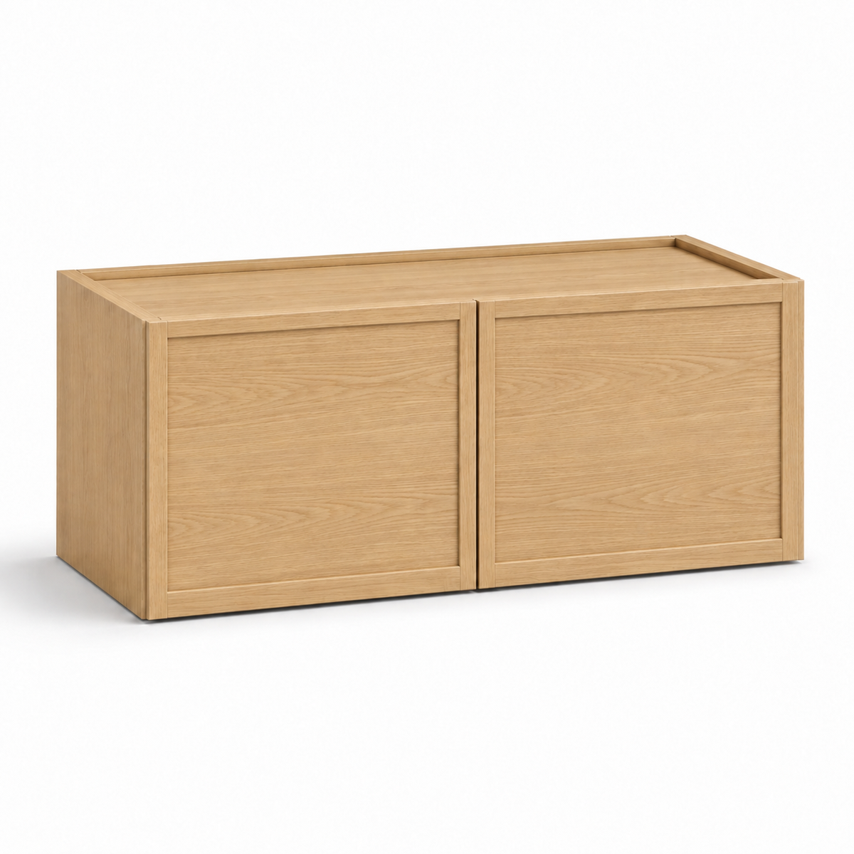 Slim Shaker Oak 15″ H Double Doors Wall Cabinet