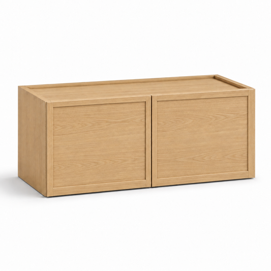 Slim Shaker Oak 15″ H Double Doors Wall Cabinet