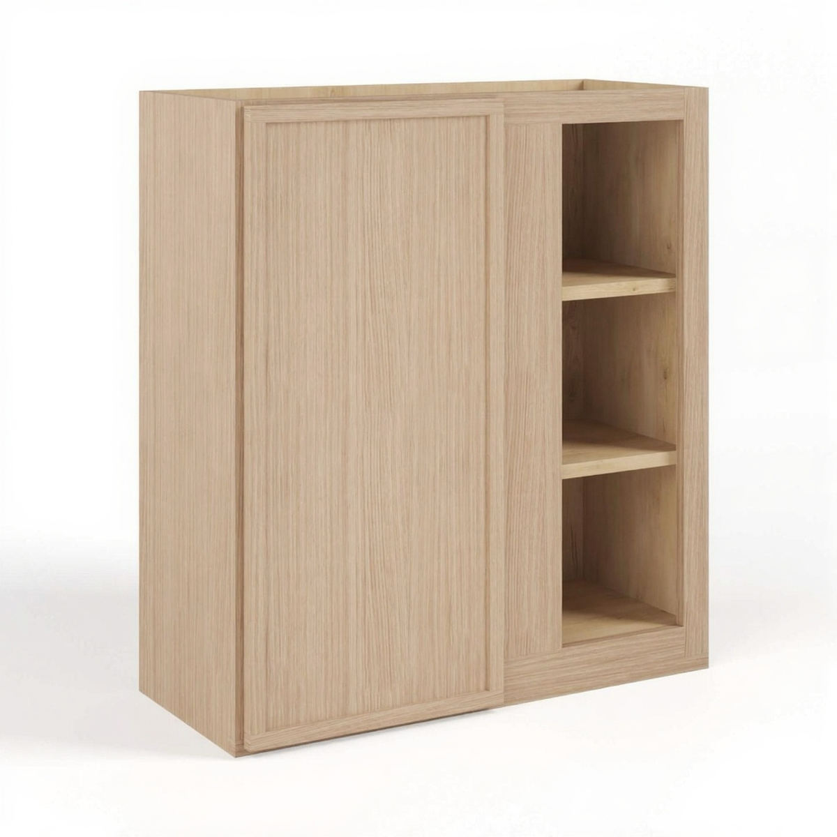 Slim Shaker Oak 36″ H Wall Blind Cabinets