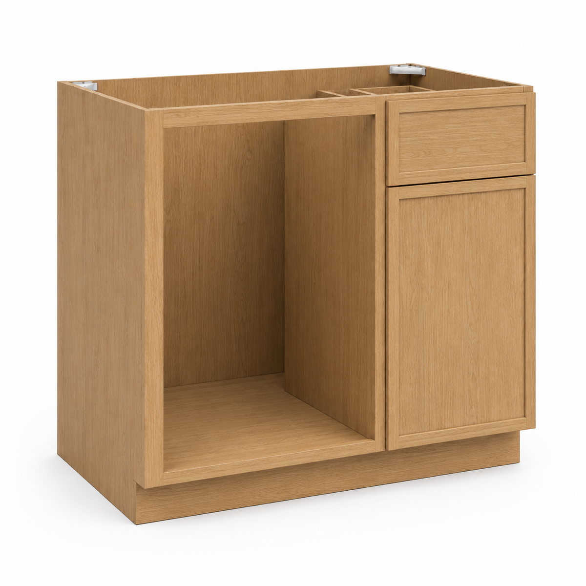 Slim Shaker Oak Blind Corner Base Cabinet (L/R interchangeable)