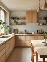 Natural Oak Shaker Blind Corner Base Cabinet (L/R interchangeable)