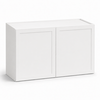 Slim Shaker White 21″ H Double Doors Bridge Cabinet