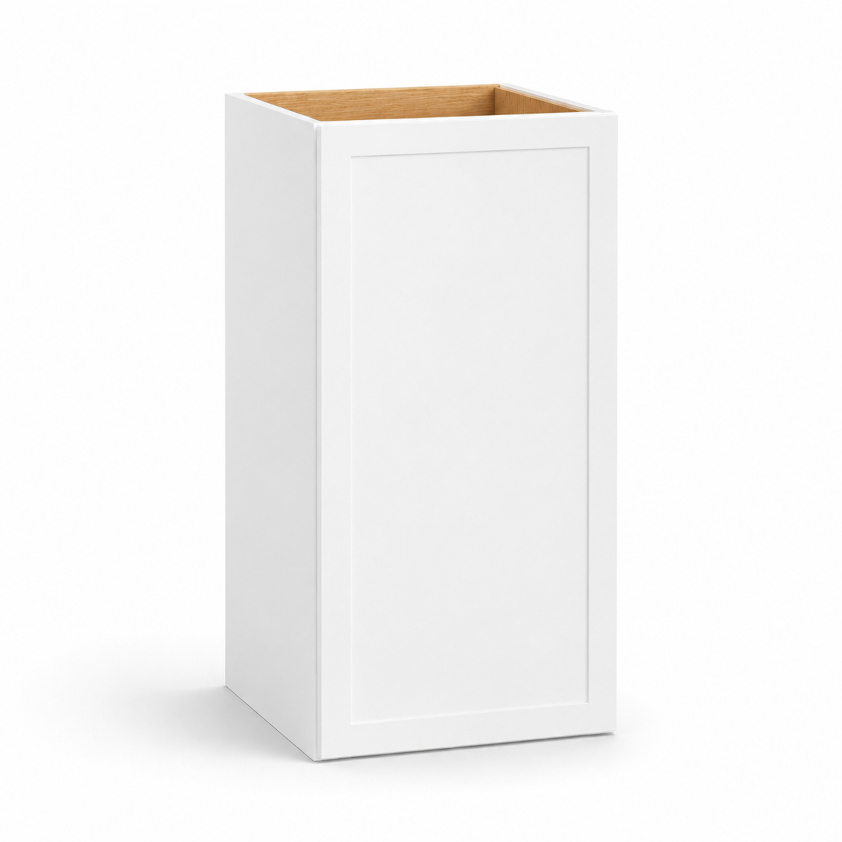 Slim Shaker White 30″ H Single Door Wall Cabinet