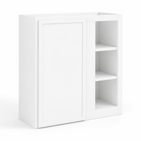 Slim Shaker White 36″ H Wall Blind Cabinets