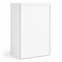 Slim Shaker White 36″ H Single Door Wall Cabinet