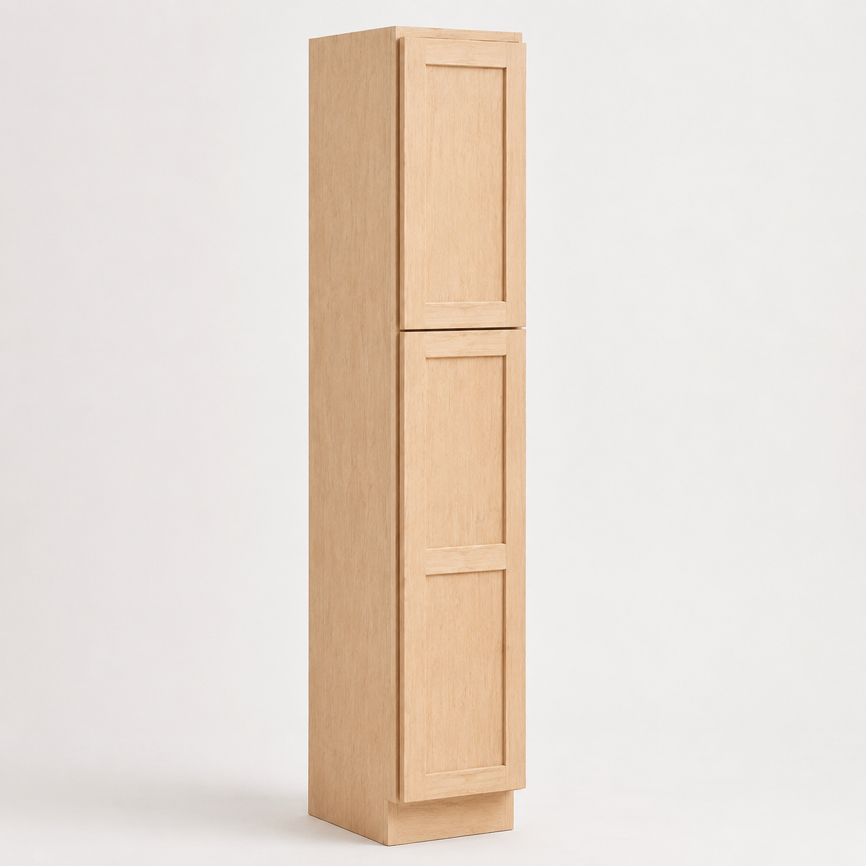 Unfinished Shaker 2 Doors Pantry Cabinet