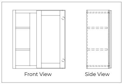 Wall_Blind_Corner_Cabinet_View USACabinetsOutlet
