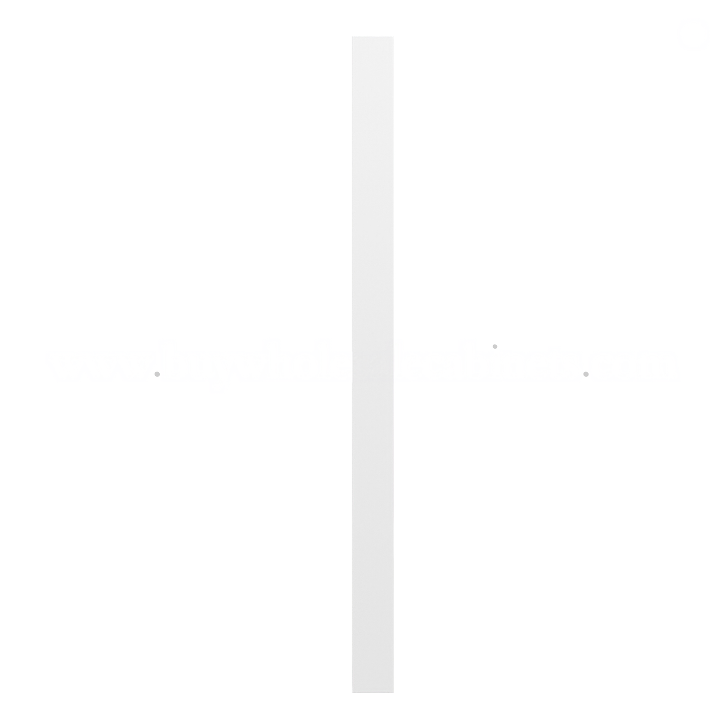 White Tall Filler 6" W