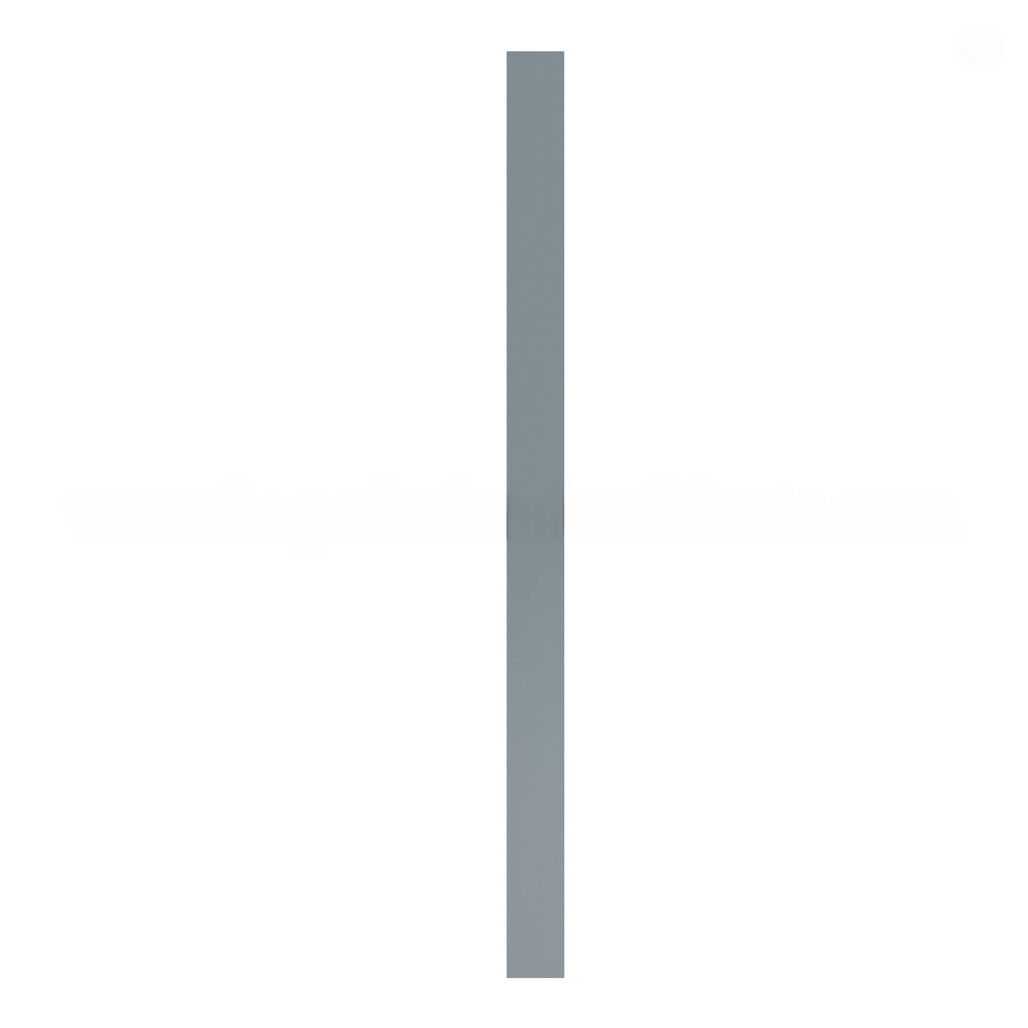 Gray Tall Filler 6" W