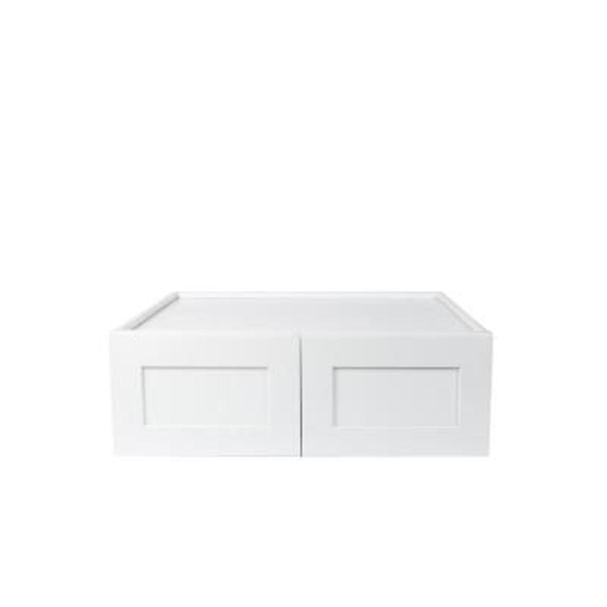 White Shaker 24″ H Double Doors Wall Cabinet