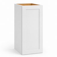 White Shaker 30″ H Single Door Wall Cabinet