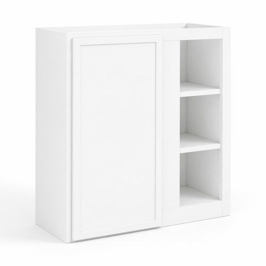 Slim Shaker White 42″ H Wall Blind Cabinets