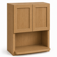 English Toffee Shaker Microwave Wall Cabinet