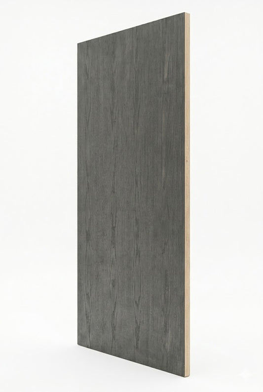 Gray Finished Plywood Panel 34.5" H