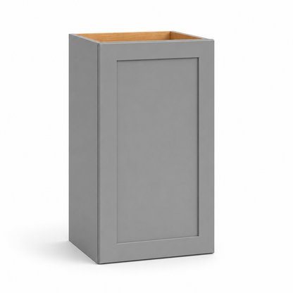 Gray Shaker 30″ H Single Door Wall Cabinet