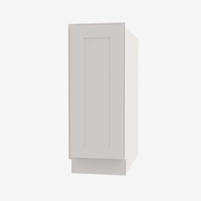 White Shaker Spice Pull Base Cabinet