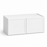 Slim Shaker White  15″H Double Doors Wall Cabinet