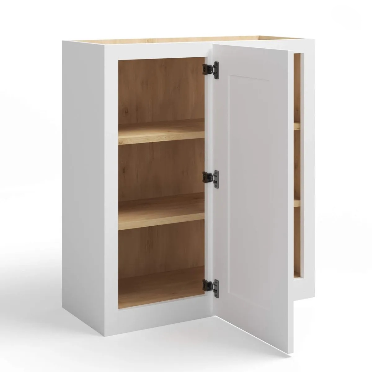 White Shaker 27" W Wall Blind Cabinet