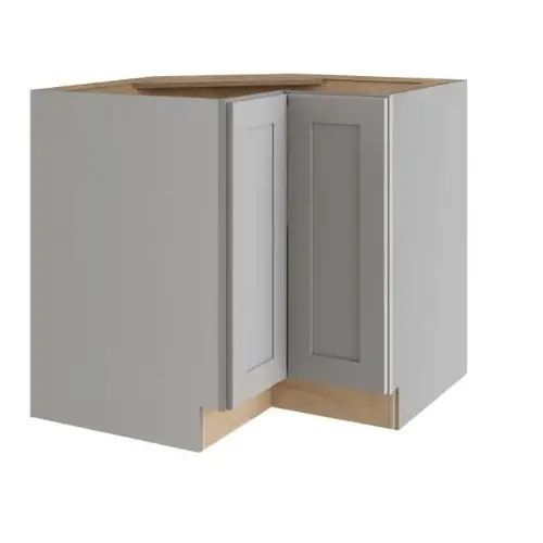 Gray Shaker Easy Reach Base Cabinet