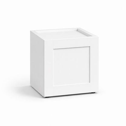 White Shaker 15″ H Single Door Wall Cabinet