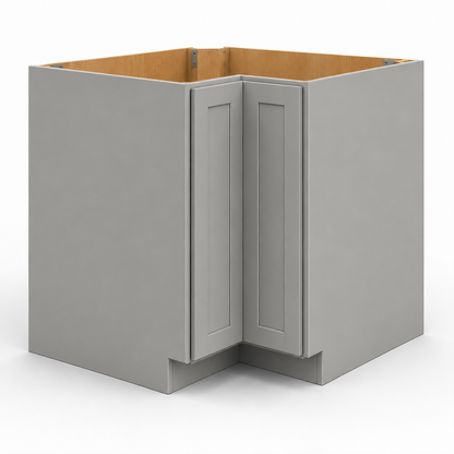 Gray Shaker Easy Reach Base Cabinet