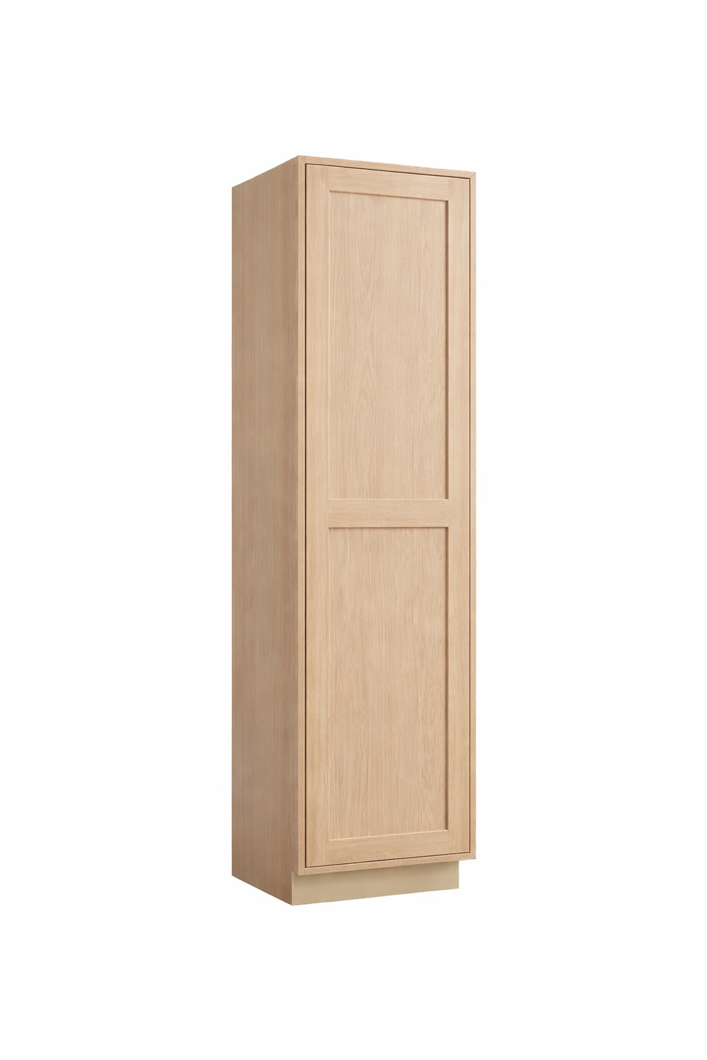 Slim Shaker Oak  18”W Pantry Cabinet – 2 Doors (Upper & Lower)