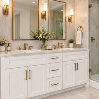 Double Shaker Dove White Sample Door
