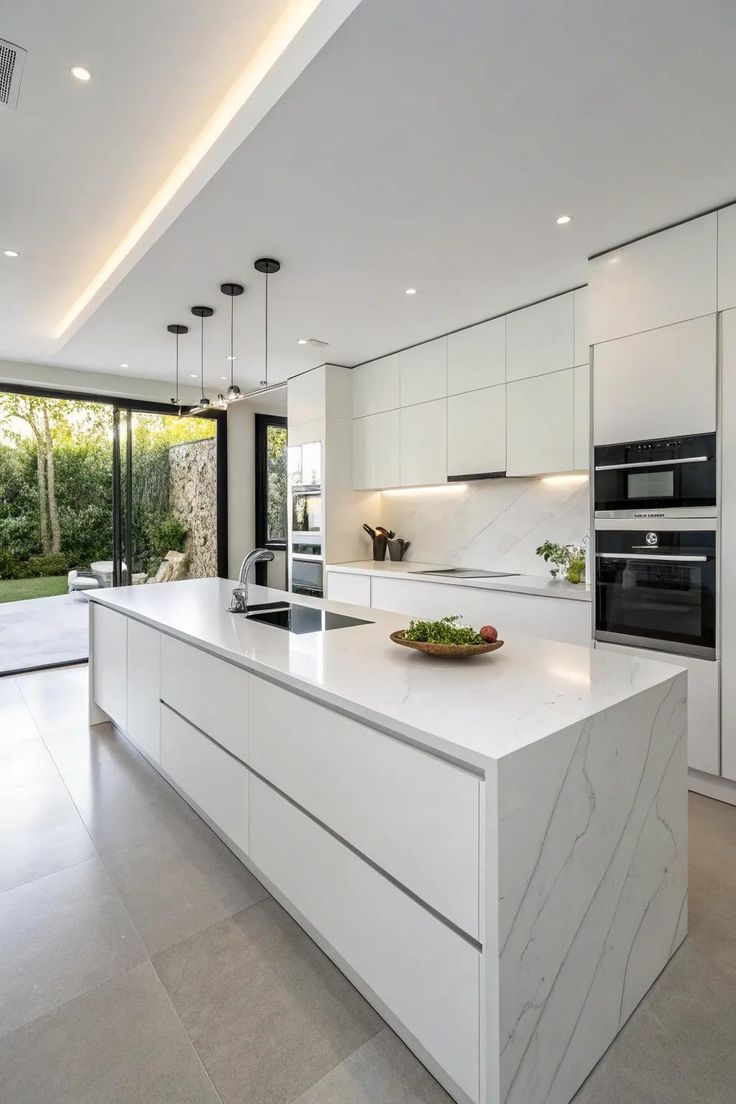Frameless Gloss White Sink Base With Double Doors and Double Dummy Drawer Vanity Sink Base