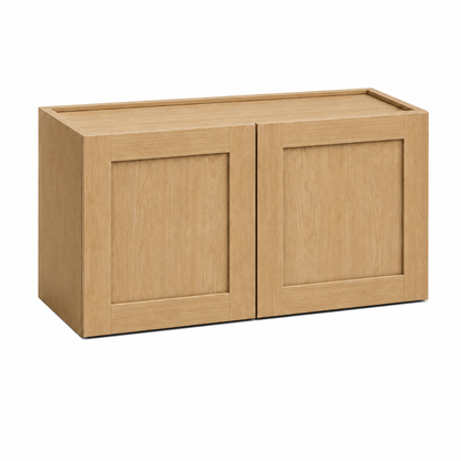 English Toffee Shaker 18″ H Double Doors Bridge Cabinet