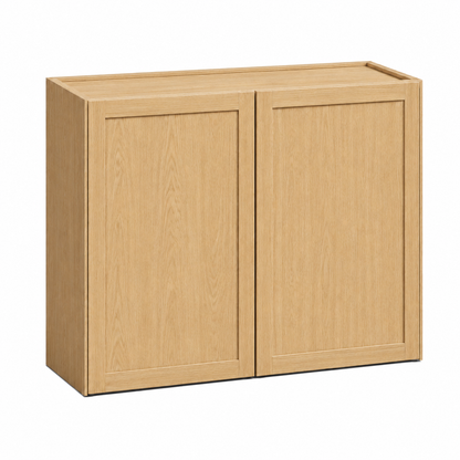 Slim Shaker Oak 24″ H Double Doors Bridge Cabinet