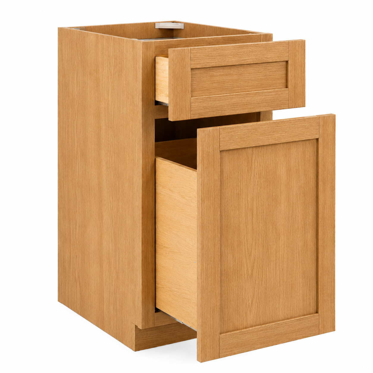 English Toffee Shaker  18"W Trash Base Cabinet