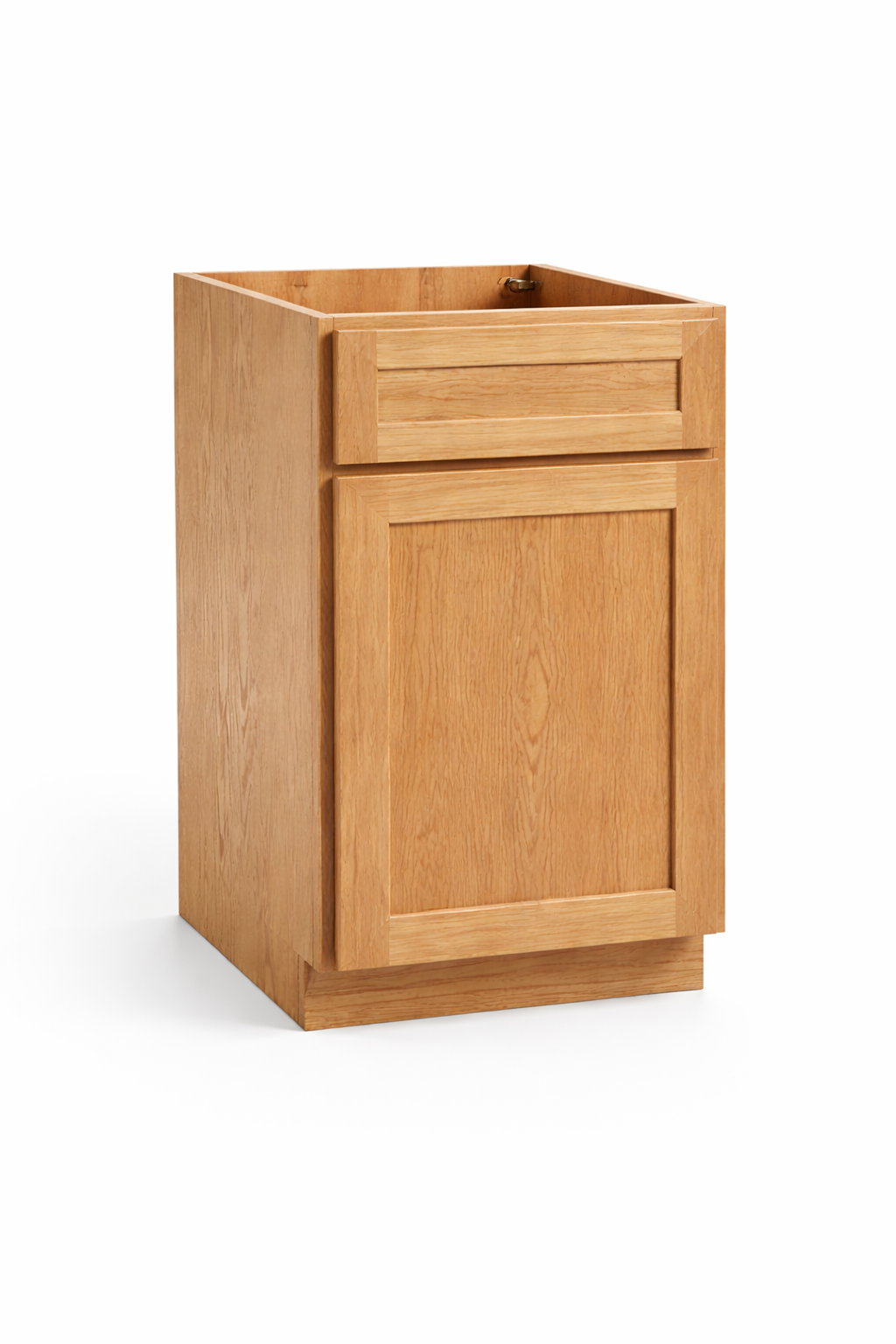 Wooden cabinet with a drawer on a white background ( USA Cabinets Outlet )