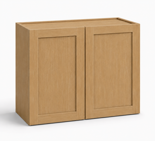 English Toffee Shaker 24″ H Double Doors Bridge Cabinet
