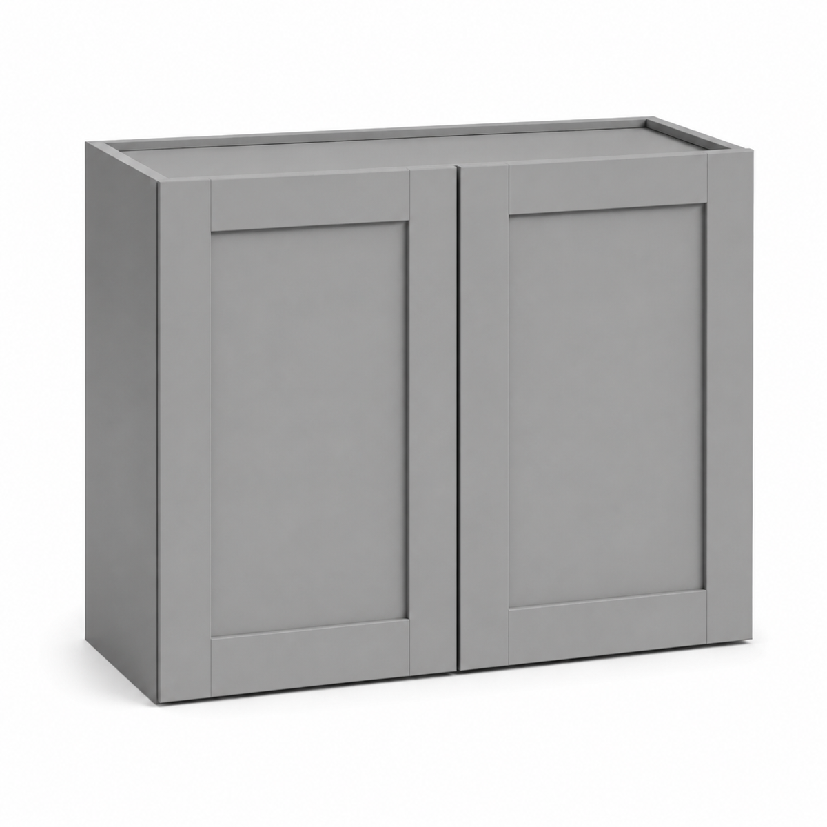 Gray Shaker 24″ H Double Doors Bridge Cabinet