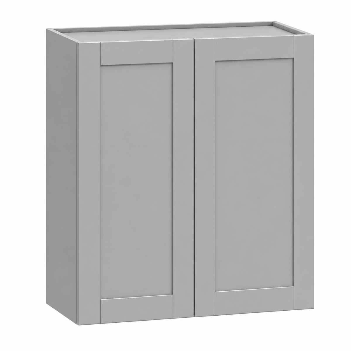 Gray Shaker 42″ H Double Door Wall Cabinet