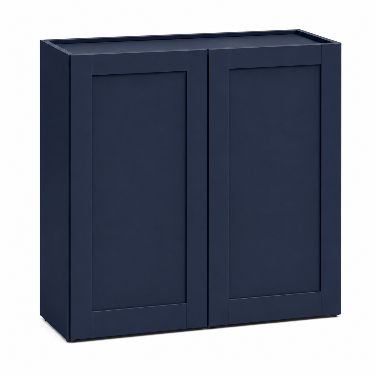 Navy Blue Shaker 36″ H Double Door Wall Cabinet