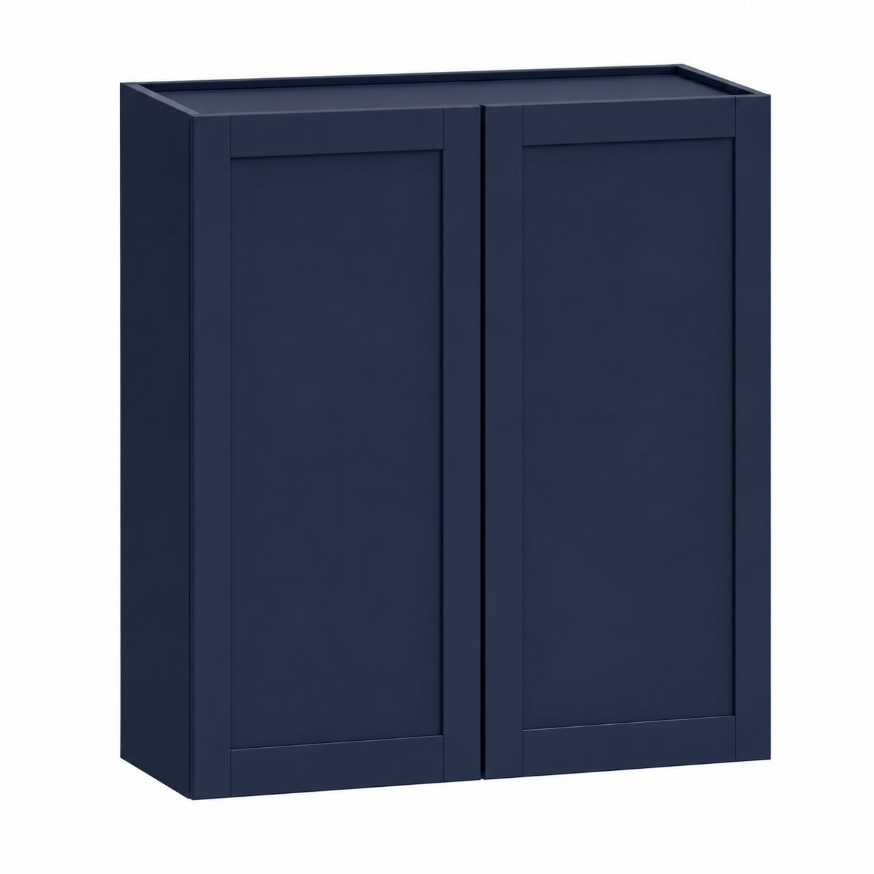 Navy Blue Shaker 42″ H Double Door Wall Cabinet