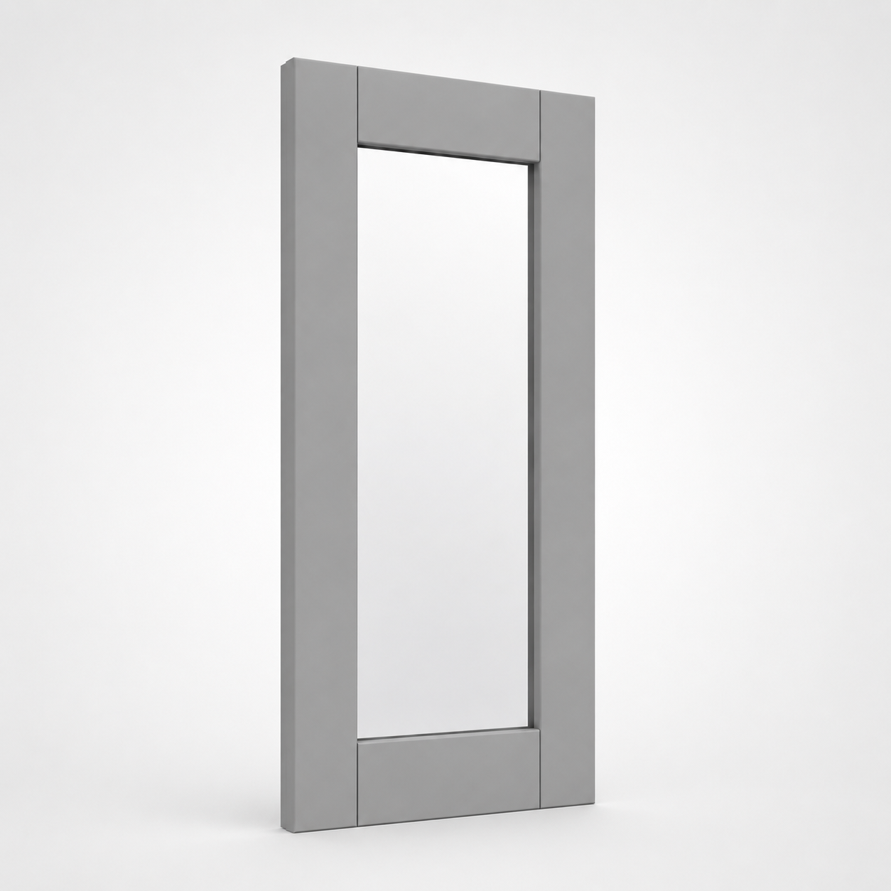 Gray Shaker 14 1/2"W Glass Door
