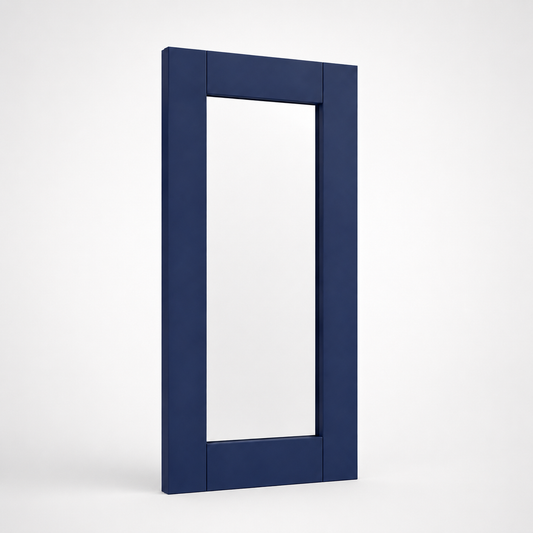 Navy Blue Shaker 14 1/2"W Glass Door