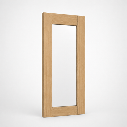 English Toffee Shaker 14 1/2"W Glass Door