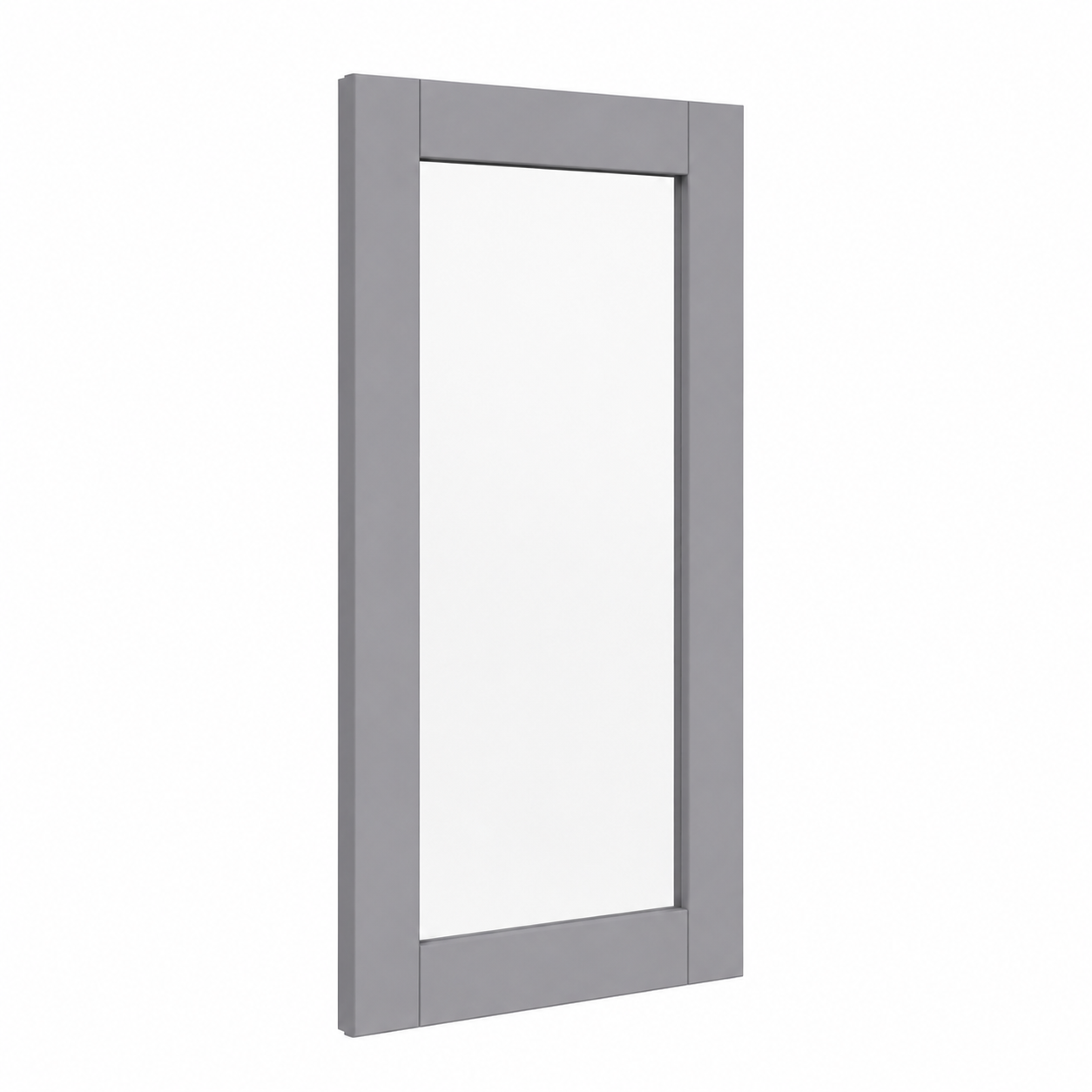 Gray Shaker 30"H Glass Door