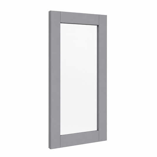 Gray Shaker 42"H Glass Door