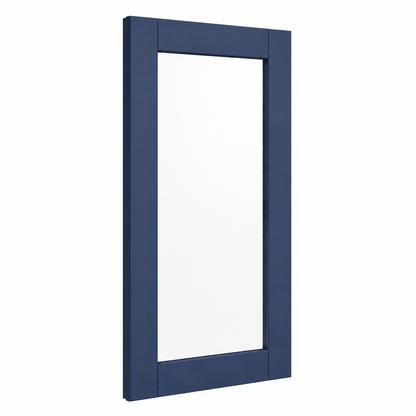 Navy Blue Shaker 42"H Glass Door