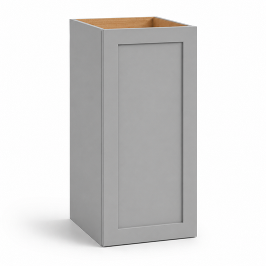 Gray Shaker 42″ H Single Door Wall Cabinets