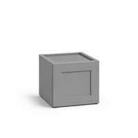 Gray Shaker 12″ H Single Door Wall Cabinet