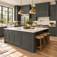 Double Shaker Smokey Ash Sample Door