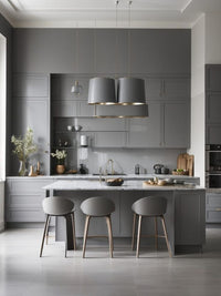 Gray Shaker 30″ H Double Door Wall Cabinet