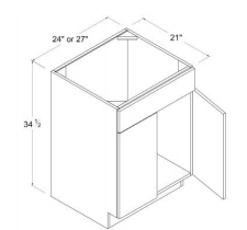 high_gloss_1_drawer_sink_USA_Cabinets_Outlet USACabinetsOutlet
