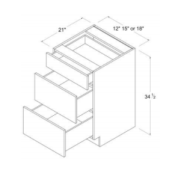 high_gloss_3_drawer_vanity USACabinetsOutlet
